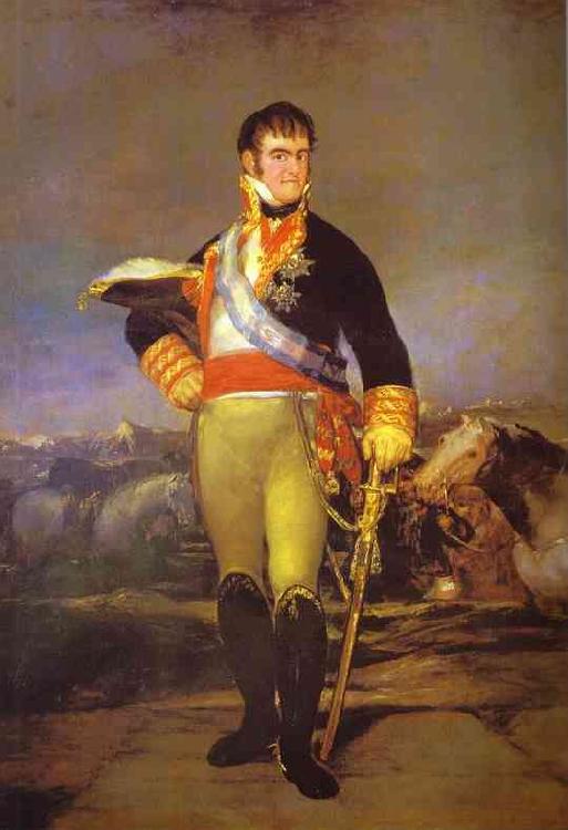 Francisco Jose de Goya Portrait of Ferdinand France oil painting art